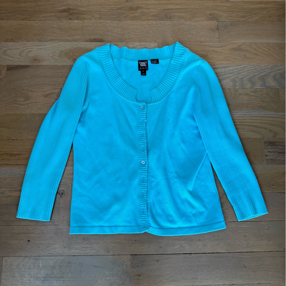Worth Blue Cardigan
